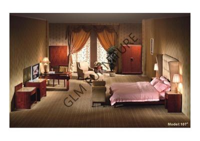 China Antique Real Wood Bedroom Furniture Country Style Bedroom Set for sale
