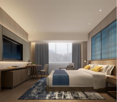China Black S.S Frame Hotel Guest Room Furniture OEM ODM Service for sale