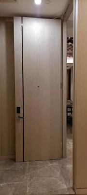 China White Walnut Veneer Door Panel 5 Star Hotel Bedroom Furniture 1000*50*2400mm for sale