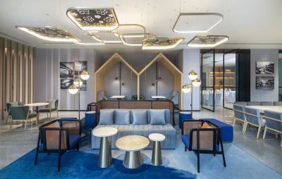 Chine Quatre Tableau de thé de meubles de lobby d'hôtel de cinq étoiles et diamètre 500*750mm de chaises à vendre