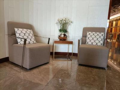 Chine 304 sofa 700mm de cadre des meubles solides solubles de lobby d'hôtel avec le Tableau de thé à vendre