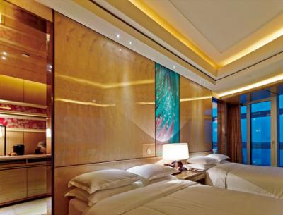 China E1 Plywood 15mm thickness Wood Veneer Wall Panels For Hotel for sale