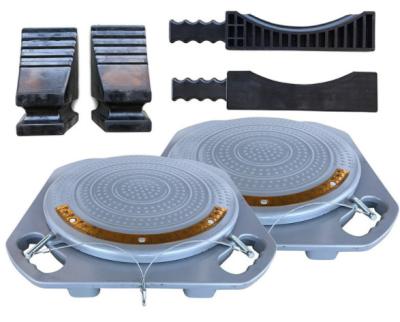 China Aluminum Magnesium Alloy Wheel Alignment Turntable Plates 400*400mm for sale