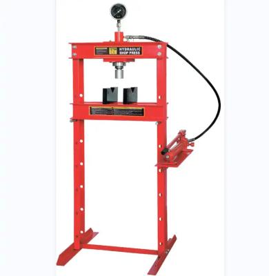 China Hand Pump 12 Ton Hydraulic Shop Press Working Range 0-990mm for sale