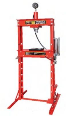 China Width 380mm Hydraulic Jack Press H Frame Press With Gauge 12 Ton for sale