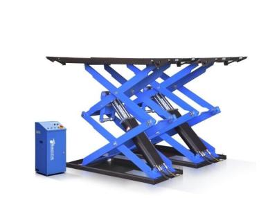 China Max Lifting Height 72 Inches Portable Automotive Scissor Lift 3.5T Capacity for sale