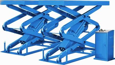 China 8000lbs High Rise In Ground Scissor Lift Speed Of Rise 50 Seconds for sale