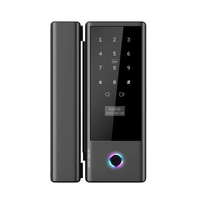 Китай G10S Wifi Сдвижной стеклянный дверной замок Cerradura Inteligente цифровой отпечаток пальцев пароль продается