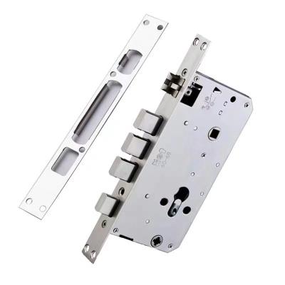 China 1KG Stainless Steel Door Lock Mortise Electronic Keyless Lock Body for Aluminum Door for sale
