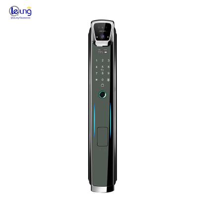 China WiFi Enabled Smart Door Lock with Face ID Recognition Video Calling and Finger Print for sale