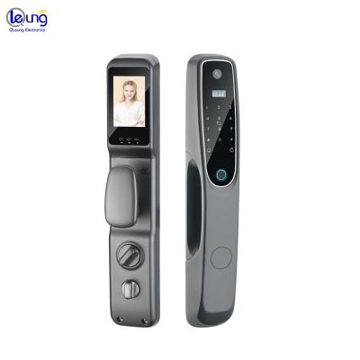 China Office Convenience S907max Tuya Wifi Password Card Fingerprint Door Lock with Camera for sale