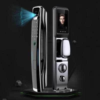 China S937MAX 3D Face Recognition Camera Fingerprint Door Lock WiFi Code Card Smart Lock Door for sale