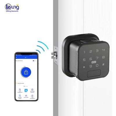 China Aluminum Bluetooth Fingerprint Door Lock WiFi Bluetooth Home Door Lock for sale