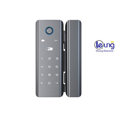 China Glass Digital Password Door Lock Card Aluminum Alloy Smart Door Lock for sale