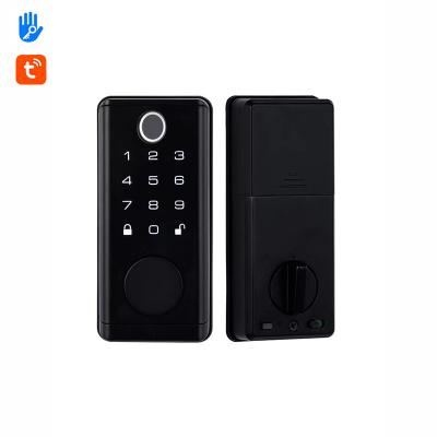 China Europe Style Smart Digital Door Lock Unlock With Fingerprint Card Code Key for sale