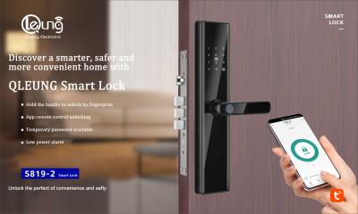 China 5 kg de huella digital cerradura de puerta biométrica código de acceso IC Card Bluetooth cerradura de puerta en venta