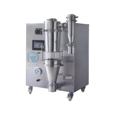 China Capacidad de evaporación 1500 ml por hora Mini secador de pulverización de laboratorio para laboratorio en venta