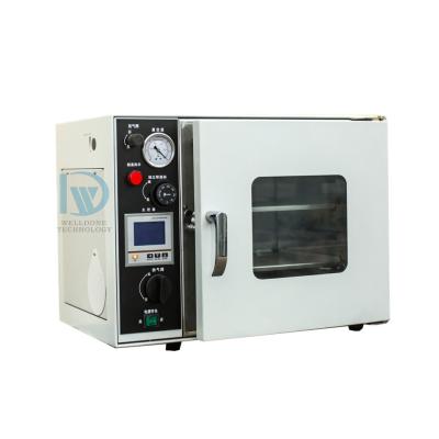 China Industrial Lab Apparatus Shelves Vertical Lab Vacuum Drying Oven With Pump for sale