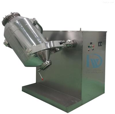 China Pharma 3D Pulvermischer Maschinen Pulverrichtungsmischer Drehmischer zu verkaufen