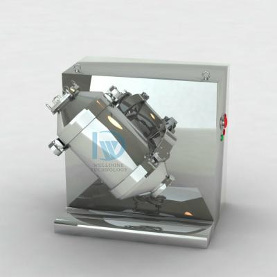 China Medicine 3D Rotary Drum Powder Mixer 10-20l Three Dimensional Mixer for sale