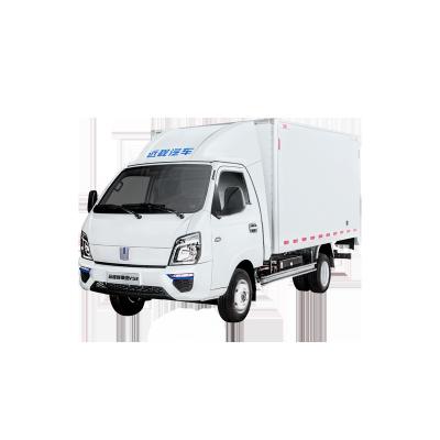 China Geely Made 2 Doors 2 Seats Pure Electric Van Truck Light Truck Electric Cargo Trucks for sale