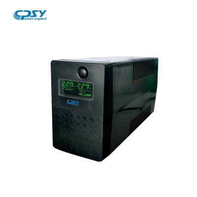 China High Frequency Online Ups 1000va/800w Dc 12v With 1*12v-9ah Battery for sale