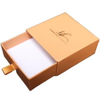 China Luxury Paper Drawer Jewelry Box bracelet -Necklace-Pendant universal style Cheap Customized your color and logo for sale