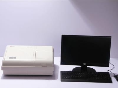 中国 0.0000-4.5000Abs外的なコンピュータはElisaの検光子のMultiwellの版の読者100-240Vを自動化した 販売のため