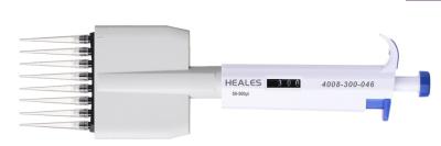 China HEALES Mechanical Adjustable Multichannel Pipette OEM ODM for sale