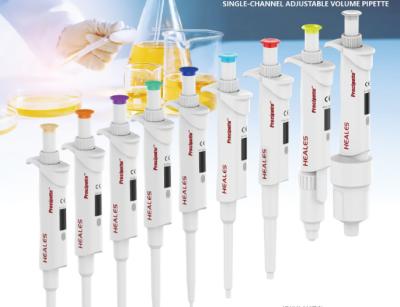 China Double Channel Micro Volume Pipette Low Plunger Pressure Micropipette Variable for sale