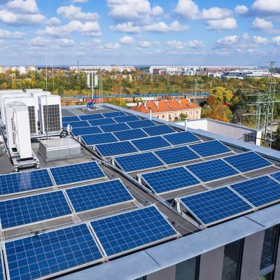 China Distributed Rooftop Solar PV System With High Strength Steel for sale
