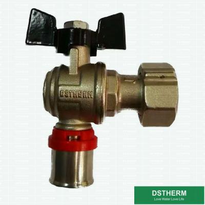 China Brass Union Check Valve With Press Connector PN25 Ball Valve for sale