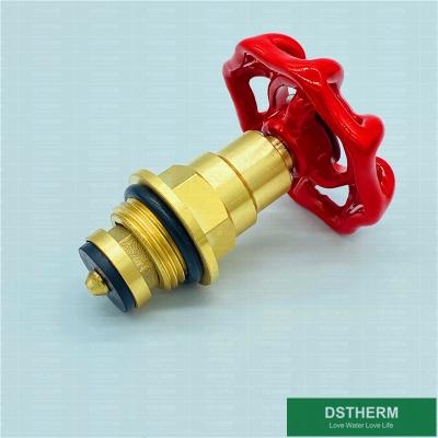 China Cartridges Brass 1/2 Inch Stop Valve For Stop Customized Top Part for sale