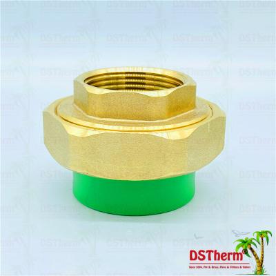 China Brass Ppr Fittings Female Threaded Union Nickel Plated Heavier Customized 4' for sale