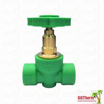 China Water Supplying Ppr Gate Valve Soft Seal Type Plastic PPR Concealed Valve Ppr Gate Valve for sale