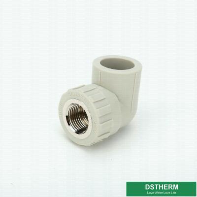 China 90 Degree Female Threaded Elbow Heat Preservation With Green / White / Oem Color for sale