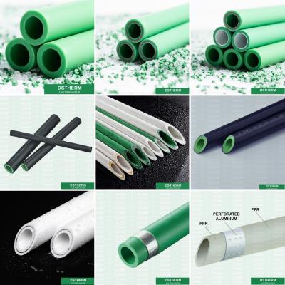 China Derretimento quente da tubulação composta plástica composta redonda do PN 25 da tubulação de Ppr da fibra de vidro à venda