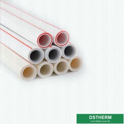 China Polypropylene White Plastic Water Pipe , Glass Fiber Insulation Ppr Plastic Pipe for sale