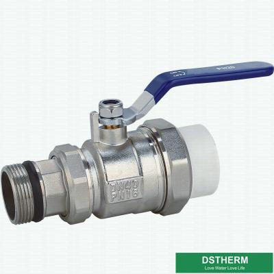 China Corrosion Resistant Sanitary Brass Male Union Ball Valve for sale