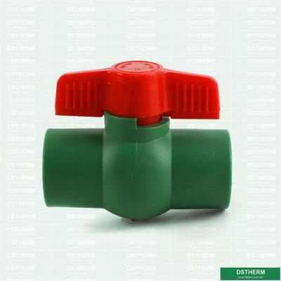 China Simple Old Design Ppr Plastic Ball Valve 20mm To 63mm for sale