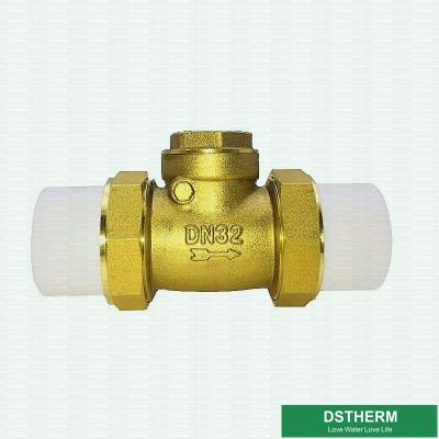 China 32mm DIN Drinkable Water Ppr Brass Body Check Valve for sale