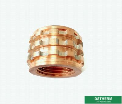 China Copper Inserts Customized Designs Ppr Female Brass Inserts With Shinning Copper Color for sale
