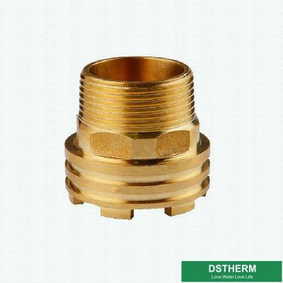 China Brass Inserts With Hexagonal Corners Customized Designs Brass Male Inserts For Ppr Fittings for sale