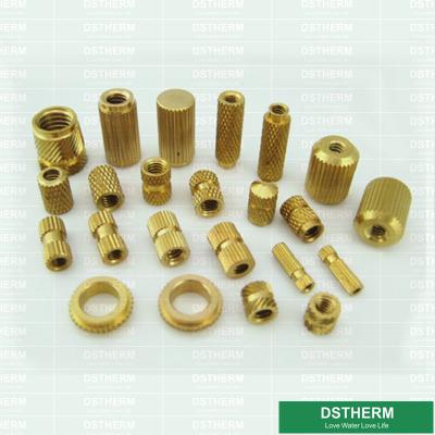 China PVC Box PVC Fittings Brass Inserts Brass Color Female Brass Inserts  Customized Designs for sale