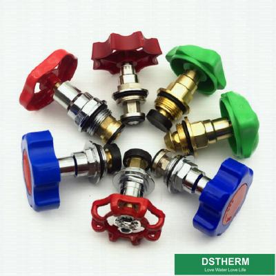 China Different Designs Handles With Brass Valve Cartridges For Ppr Stop Valve for sale
