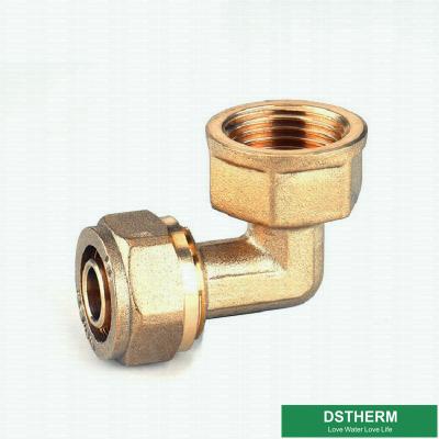 China Screw PEX Brass Fittings Wall Plated Reducer Threaded for sale