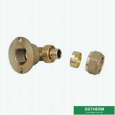 China 2' PN25 PEX Brass Fittings 105 Degrees Elbow Pex Fittings for sale