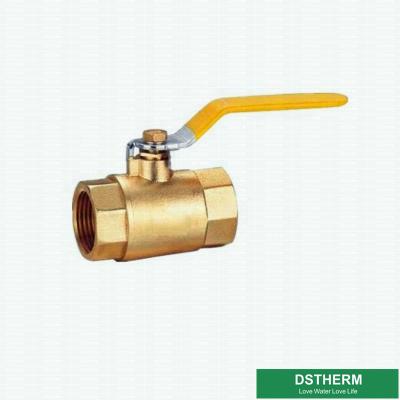 China Yellow Finished Superior Quality Brass Ball Valve For Fluid Application Use Brass Ball Valve for sale