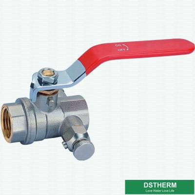 China Water Supplying Special Ball Valve With Lock Female Threaded Forged High Pressure Brass Ball Valve for sale
