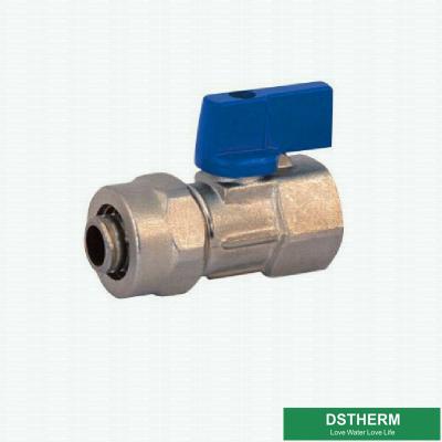 China Nickel Plated Customized Mini Forged Brass Ball Valve Female Threaded Brass Ball Valve for sale